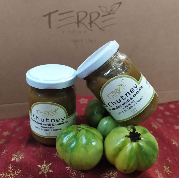 Chutney pomodori verdi & cannella